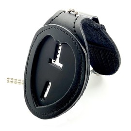 Perfect Fit Shield Wallets Kentucky State Police KSP Clip On Badge Holder with Neck Chain (Cut-Out #PF180)