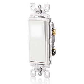 Leviton 15 Amp Decora LED Illuminated Light Wall Switch 3-Way, L5613-2W