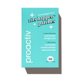 Proactiv Zits Happen Hydrocolloid Acne Patches- Pimple Patches for Face and Back Acne with Pore Cleansing Salicylic Acid- 30 Count                    