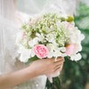 Simulation Wedding Bouquet Beautiful Bridal Holding Flower Wedding DecorationPink