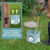‎Tgeyd Chicken Feeder and Chicken Waterer Set - Hanging Automatic