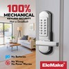 Elemake Keypad Door Lock, Keyless Entry Door Lock Mechanical Lock