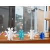 BlissfulTie 12 Pcs Christmas Snowflake Decorations - 3D Snowflake Table