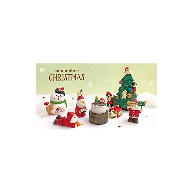 Decole Concombre ZXS-35022X Kitten and Snowman, Approx. 2.5 x 1.9