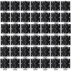 Allucky Matte Black 42 Pack 3x3 Inch Interior Door Hinges