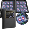 GEAoffice Top Loader Binder for Cards, Premium PU Leather 9