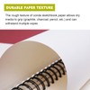 CONDA 8.5"x11" Double-Sided Hardbound Sketchbook, 80 Sheets Hardcover Sketchbook, Spiral