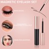 10 Pairs of 3D False Eyelashes with 2 Tubes of