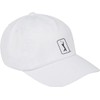 PGA Men's Airflux mesh cap closure, bright white