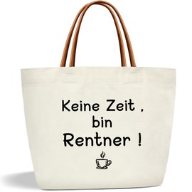 Pensioner Bag, Fabric Bag for Shopping, Canvas Tote Bag, Cotton Bag, Handbag, Retirement Gift, Retirement Gift, Woman Farewell Gift, Colleague for Retirement