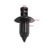 20pcs 8mm Plastic Rivets Fender Clip Retainer Bumper Nylon Push