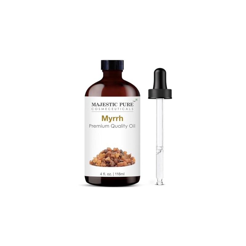 Majestic Pure Myrrh Oil, Premium Quality, 4 fl Oz