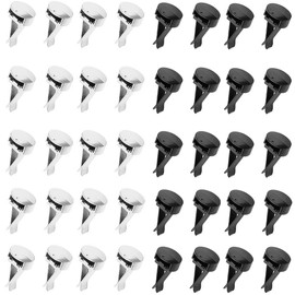 40 Stücke Kopf Auto Vent Clip, Auto Klimaanlage Clips, Auto Lufterfrischer Vent Clip, Conditioner Outlet Clips, Auto Lüftungsschlitz Clips für Auto Vent Dekoration, Büro, Zuhause