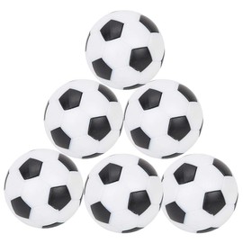 VGEBY1 Table Soccer Mini Foosball Soccer Game Table Soccer Ball Replacement Tabletop Game Black & White Soccer Ball 4pcs/6pcs(6pcs)
