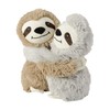 Warmies cuddly friends, set of 2 sloths, grey and brown