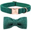 Lionheart glory Bow Dog Collar Adjustable Soft Dog Collar with