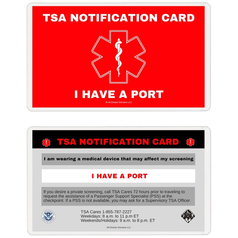 TSA Notification Card PORT - Wallet Version (1)