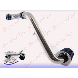 Click2go Cold Air Intake Kit with Reusable Blue Filter Compatible with Mitsubishi 95 96 97 98 99 Eclipse 2.0L Non-Turbo