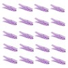 20 Plastic Clothes Pegs Clothes Line Socks Towels Purple