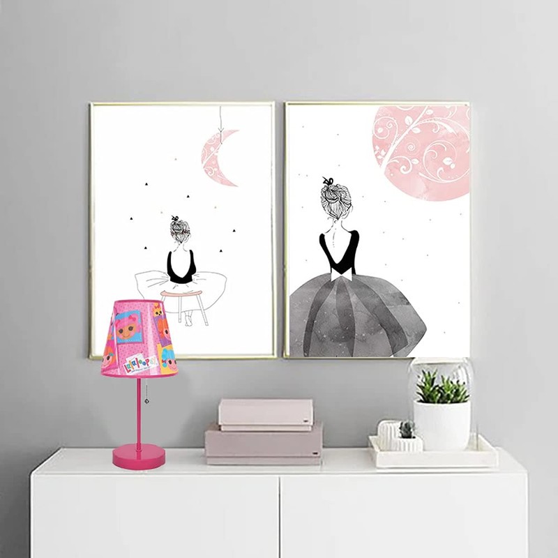 Lalaloopsy Doll Pink Table Lamp Light 16" High