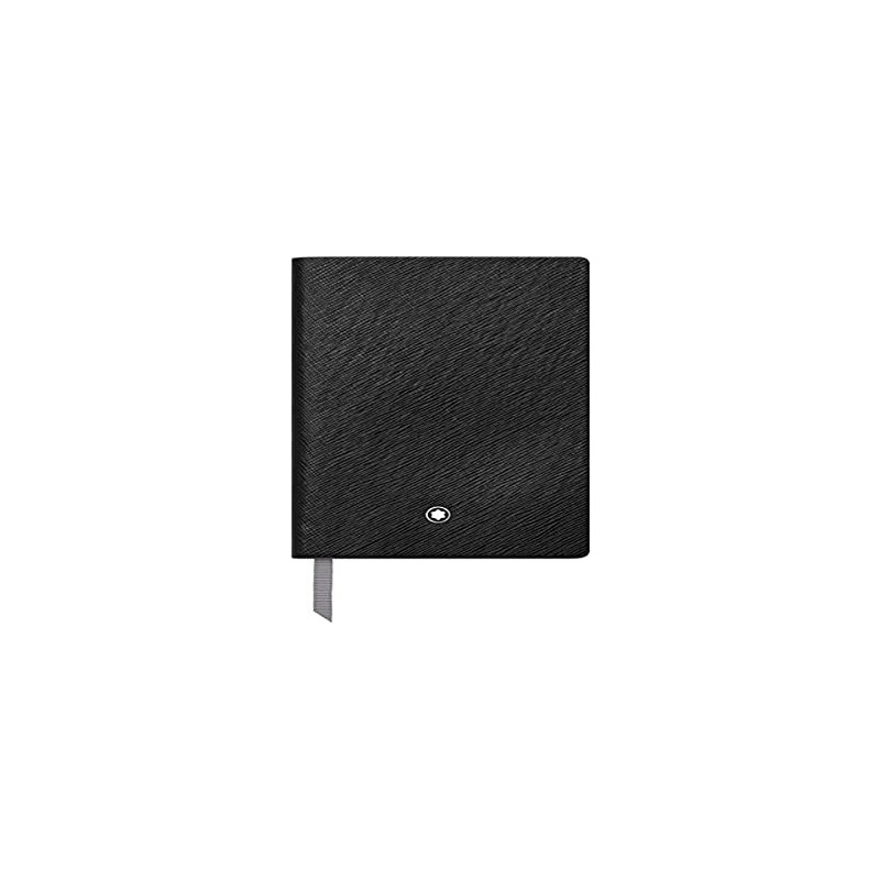 Montblanc Fine Stationery 118036 Notebook Black Leather Cover Lined Pages