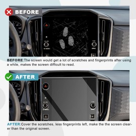 CDEFG Tempered Glass for 2025 2026 Subaru Forester Screen Protector 11.6", for 2025 2026 Subaru Forester Accessories Screen Cover HD Clear 9H Hardness(Not for Outback/Legacy 11.6-inch)