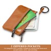 Artificial Leather Mini Coin Purse with 2 Stainless Steel Cash