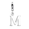 Elli Women's Silver Xilion Cut M Pendant