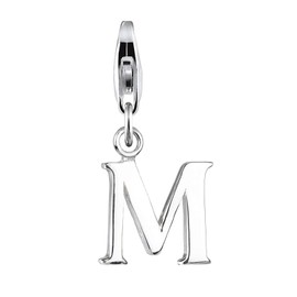 Elli Women's Silver Xilion Cut M Pendant