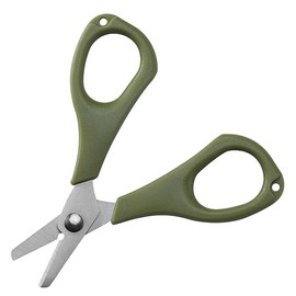 1PCS Green Fishing Scissors for Braided Line, Stainless Steel Mini Fishing Line Cutter Serrated Shears for Traveling, DIY, Paper, Cloth, Thread