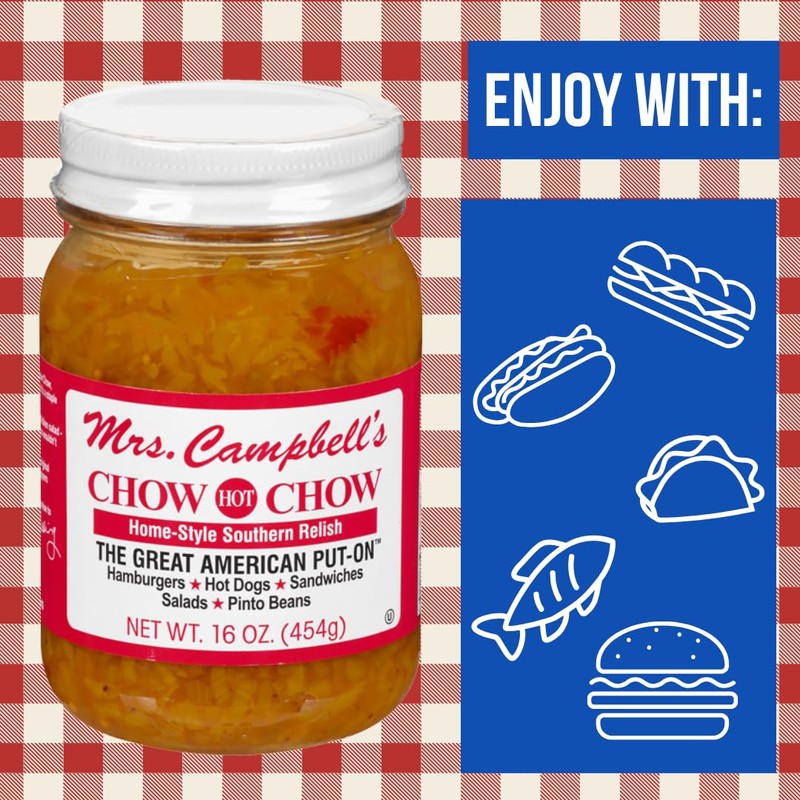 Mrs. Campbell’s Chow Chow, Hot Chow Chow, 16 oz