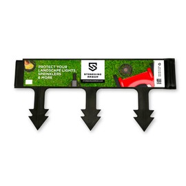 Stoneking Armor Solar and Wired Landscape Light Protector and Sprinkler Guard