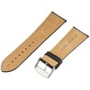 Hadley-Roma Men's MSM898RA-260 26mm Black Alligator Grain Leather WatchStrap