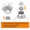 YOO.MEE 1.5 GPM Water Flow restrictor Combo Set, Water Saving