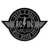 AC/DC Rock N Roll Will Never Die Out Cut-Out Patch
