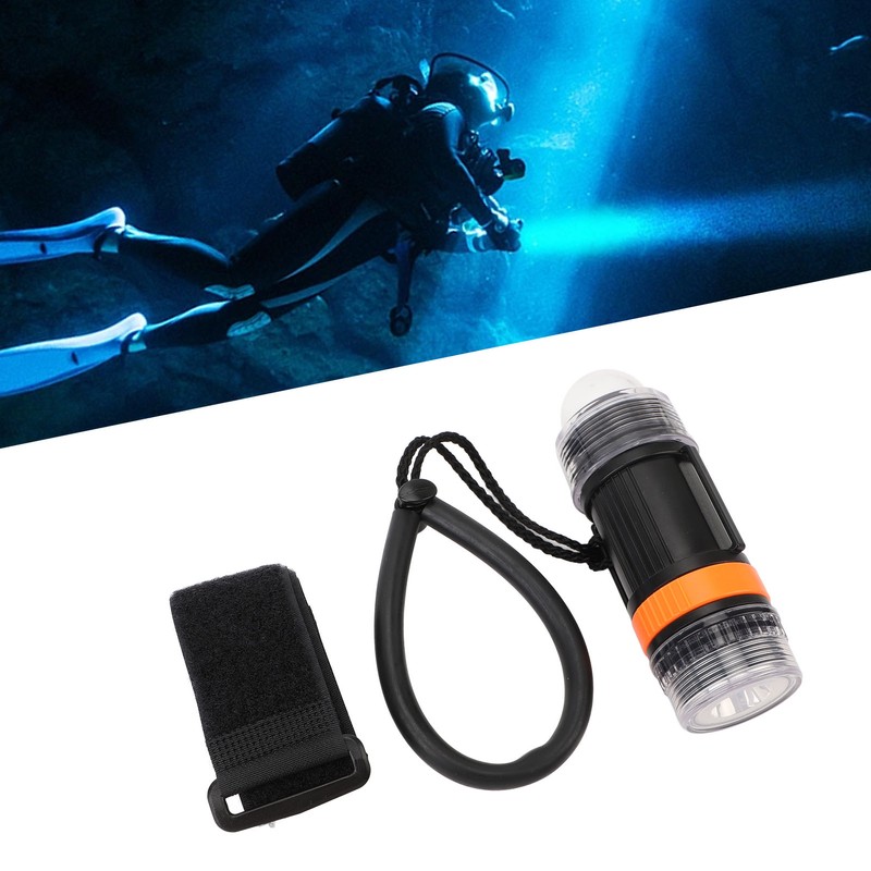 Dive Strobe Light Waterproof High Brightness LED Battery Powered Diving