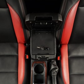 Hooke Road Tacoma Console Storage Safe Lockbox Compatible with Toyota Tacoma 16-23 3rd Gen Pickup Truck