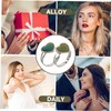 Beavorty 2Pcs Mood Temperature Ring Color Changing Open Ring for