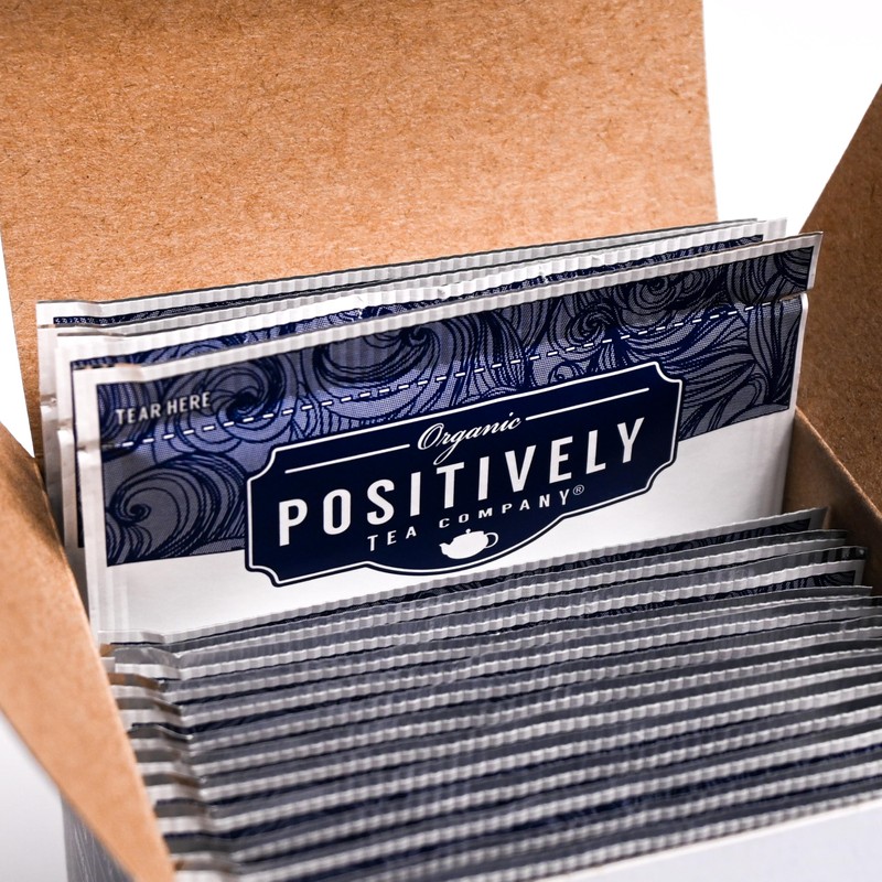 Organic Positively Tea Company, Winter Apple Cider Rooibos Tea Bags,