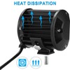 Kraumi LED Work Light 4 Inch 60 W Cree LED