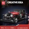 Mould King 10114 Retro Classic Car Building Block Vintage Toy