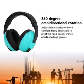Hearing Earmuffs, NRR 31DB Soundproof Industrial Ear Muffs, Noise Cancelling Headphones, Professional Noise Cancelling Ear Defenders for Shooting, (Suitable for children 0-3)