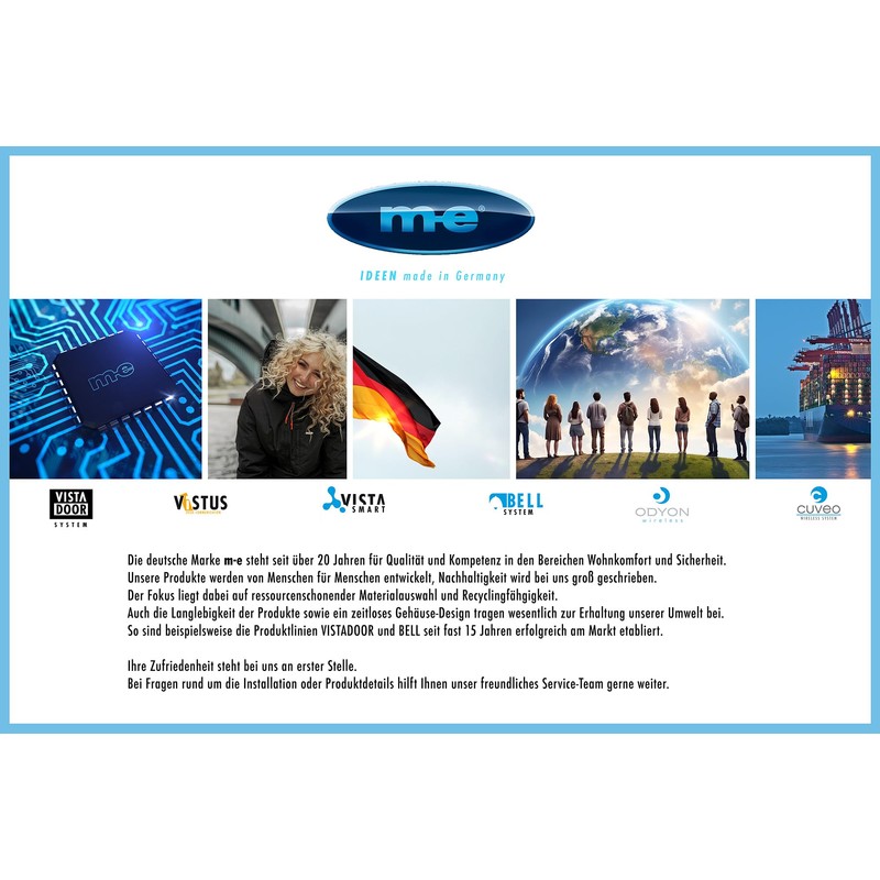m-e Wireless Sensor Mat with Bell Receiver for Socket |