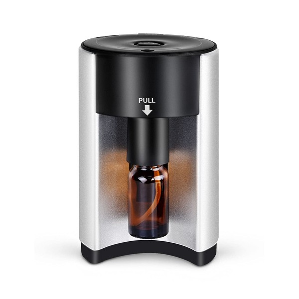 ENERG e's Explorer EX T11-ENS1PW Aroma Diffuser, Nebulizer Type, Rechargeable, 2023, Portable, Waterless Yoga Room, Meditation, Hotel, Store, Entryway, Popular, Timer Function, 2 Nozzle Adapters, 3 Empty Bottles and 1 Dropper, Silver