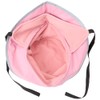 Playshoes Unisex Rain Hat Southwester Rain Hat, pink fleece lining