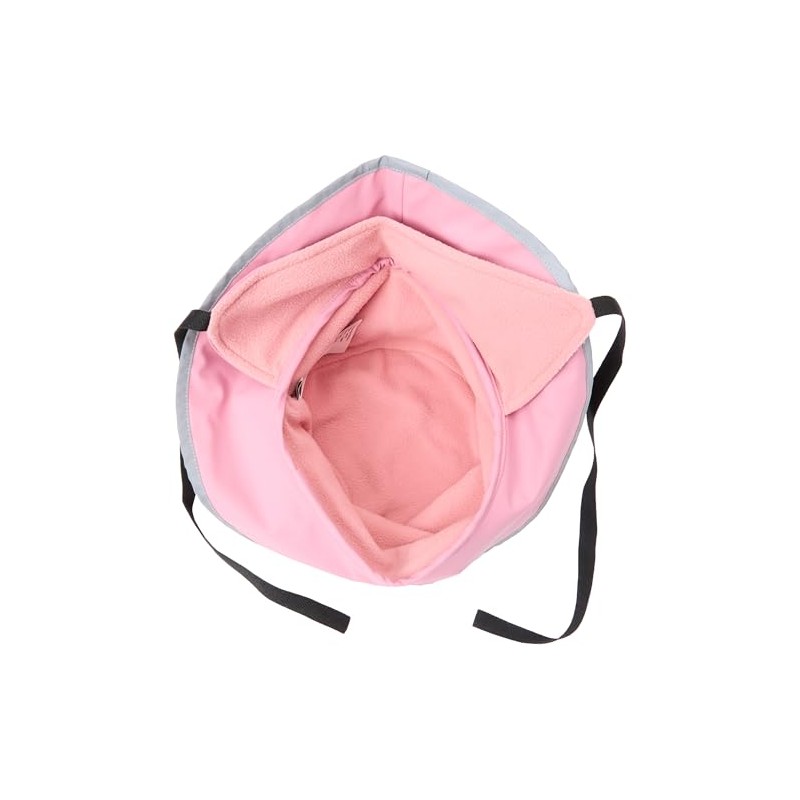 Playshoes Unisex Rain Hat Southwester Rain Hat, pink fleece lining