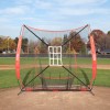 VEVOR 7x7 ft Baseball Softball Practice Net Hitting Batting Multiple
