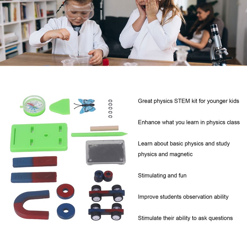 Junior Science Magnet Set N S Ducational Lab Primary School
