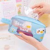 Transparent Pencil Case, Cute Pencil Case, Transparent Zipper Pencil Case,