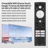 Aikaplus 2Pcs Replacement for Hisense Google Smart TV Remote,ERF3M90H Compatible